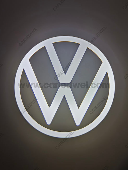 2x Projecteurs de porte Led compatible pour VW (PLUG&PLAY)