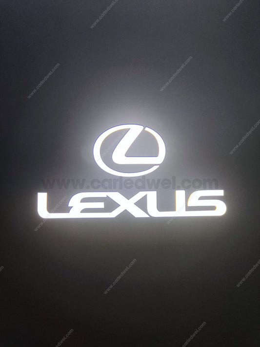 2x Projecteurs de porte Led compatible pour LEXUS (PLUG&PLAY)